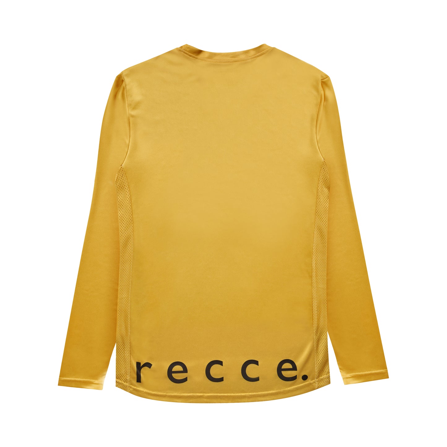 Premium MTB Jersey: Recce Classic Golden Yellow Long Sleeve - Shop Now!