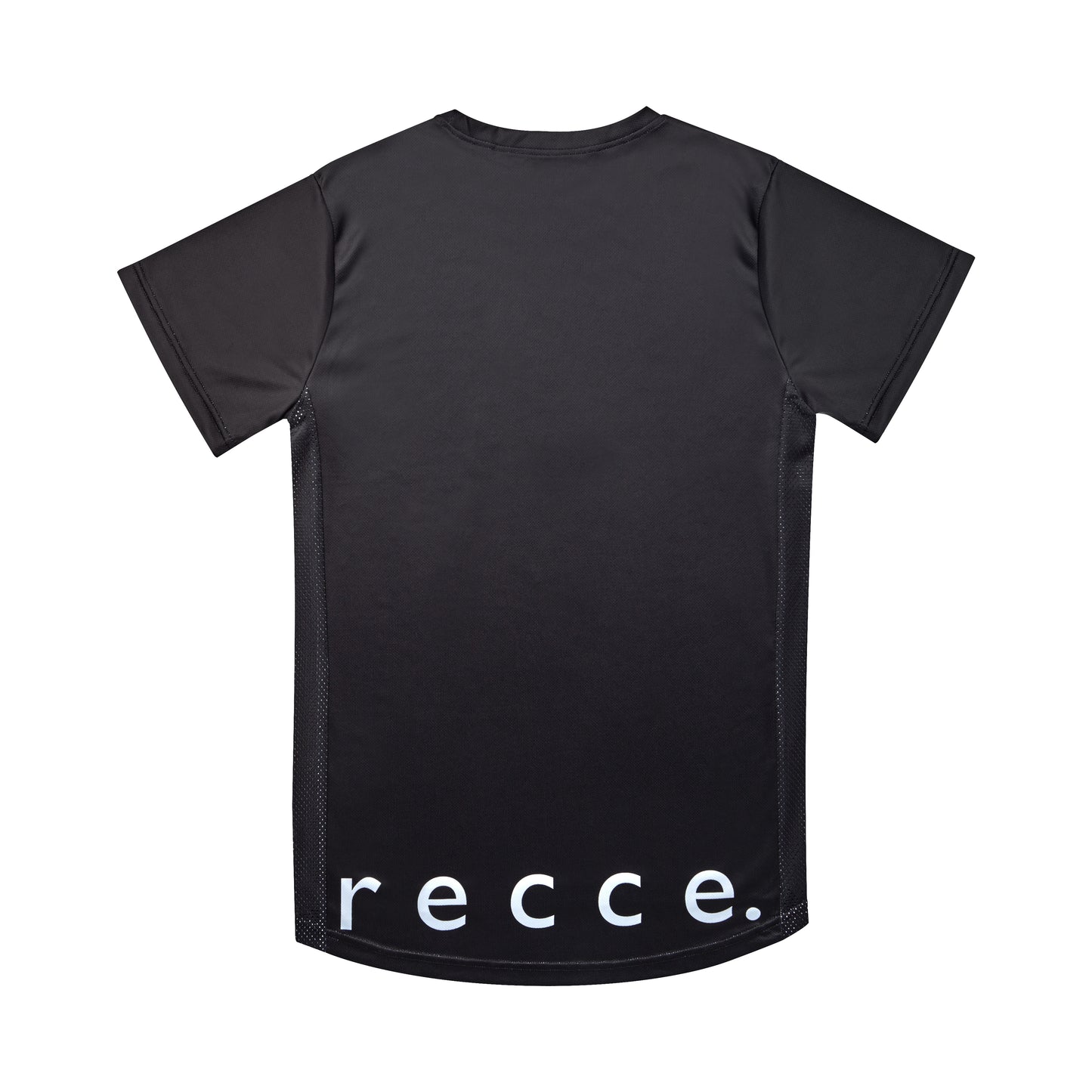 Premium MTB Jersey: Recce Classic Black Short Sleeve - Shop Now!