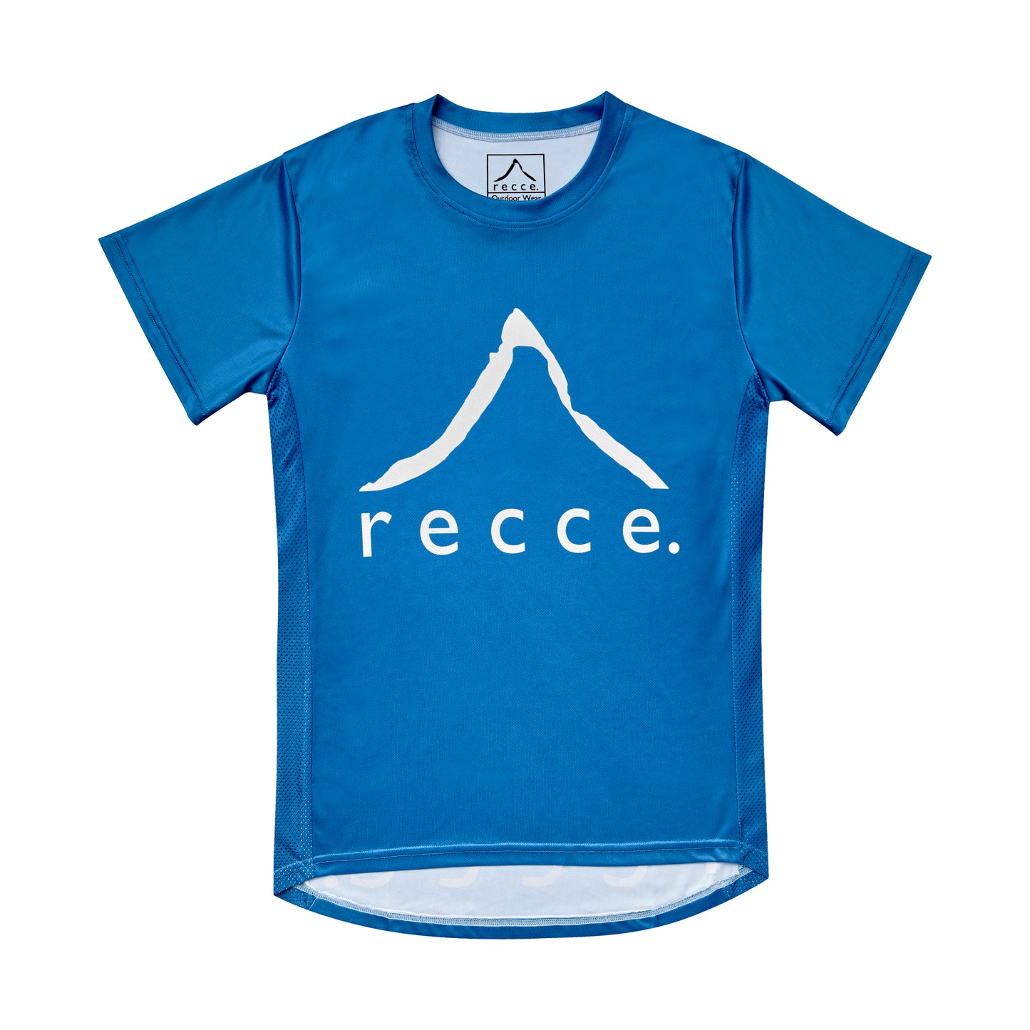 Premium MTB Jersey: Recce Classic Blue Short Sleeve - Shop Now!